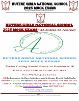 BUTERE GIRLS 2025 MOCK EXAMS (13).pdf